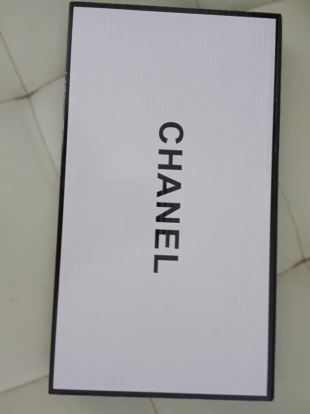 CHANEL Black Hand Mirror